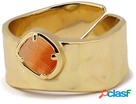 Anillo ANARTXY Cat Eyes Stone (Acero Inoxidable - Dorado y