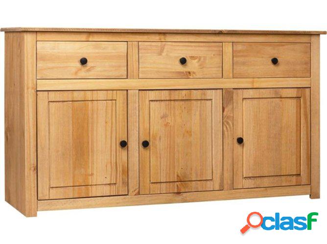 Aparador VIDAXL Pino macizo panamá (135x40x80 cm)