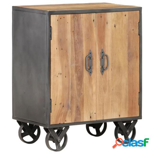 Aparador de madera maciza reciclada 60x35x74 cm