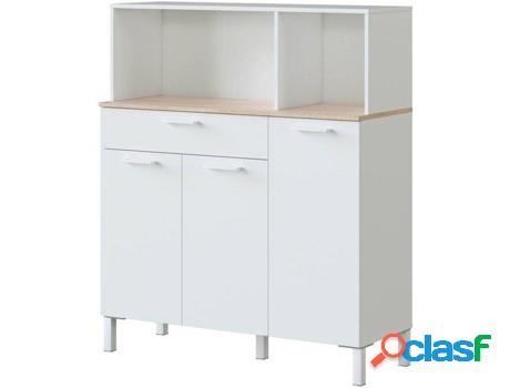 Armário HABITDESIGN Blanco Artik – Canadian (Melamina,