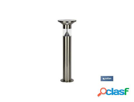 Baliza led solar con sensor gris 3w ip44 500lm