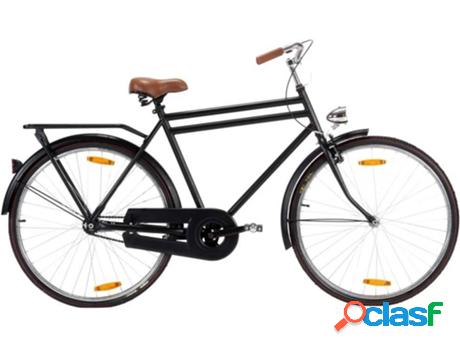 Bicicleta de Paseo VIDAXL Holandesa hombre estructura 57 cm