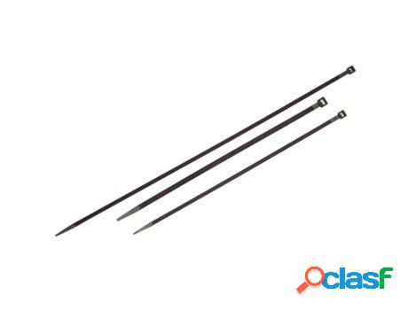 Bridas nylon 100% negra 7,5x450 mm. (bolsa 100 unidades)