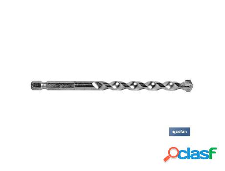 Broca profesional para muros mango hex. 1/4 3 mm