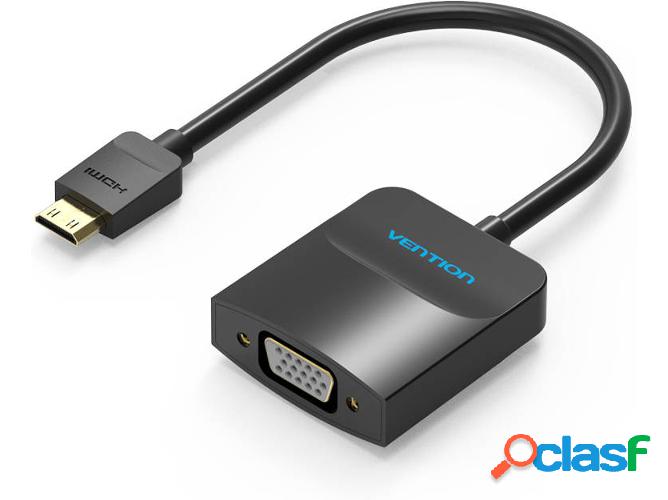 Cable Adaptador VENTION convertidor Mini HDMI para VGA. con