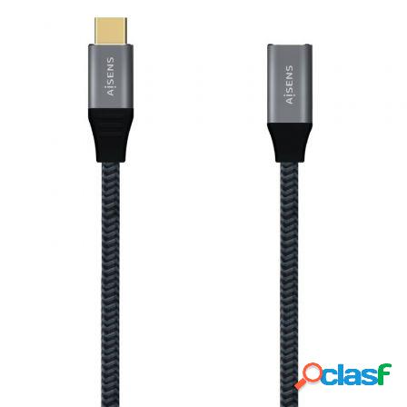 Cable alargador usb 3.2 tipo-c aisens a107-0635 5a 100w/ usb