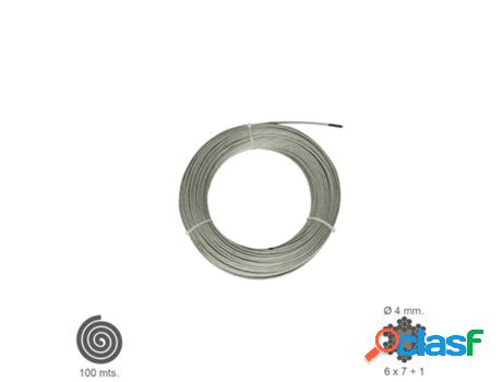 Cable galvanizado 4 mm. (rollo 100 metros) no elevacion