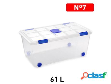 Caja plastico n7 62 litros 11118