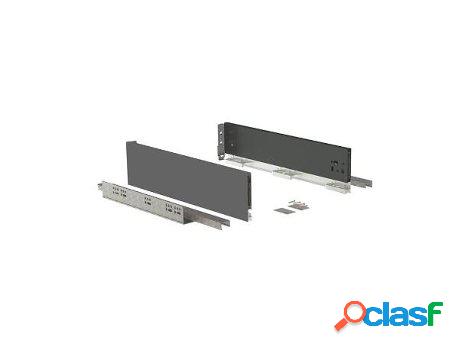 Cajón qube push extracción total acabado antracita h90,