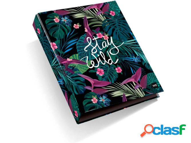 Carpeta MIQUELRIUS Stay Wild Negro (26 x 32 x 6 cm)