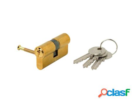 Cilindro iseo f5 europeo 30x30 latonado leva larga