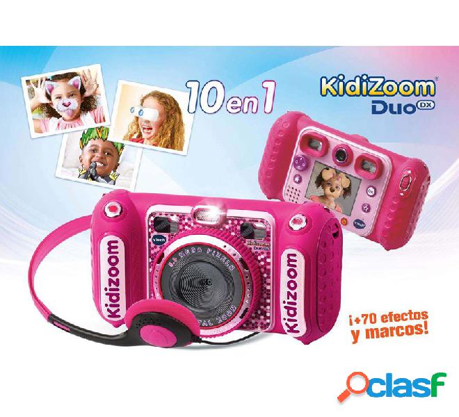 Cámara de Fotos Digital Kidizoom Rosa Duo Dx 10 en 1