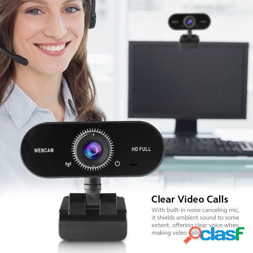 Cámara web USB con clip 1080P con micrófono con