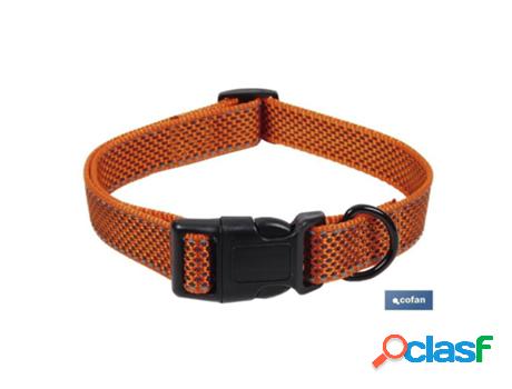 Collar para perros reflectante naranja reina 1,5x30-45cm