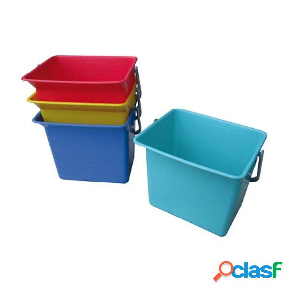 Cubeta de 6 litros con codigo colores HACCP