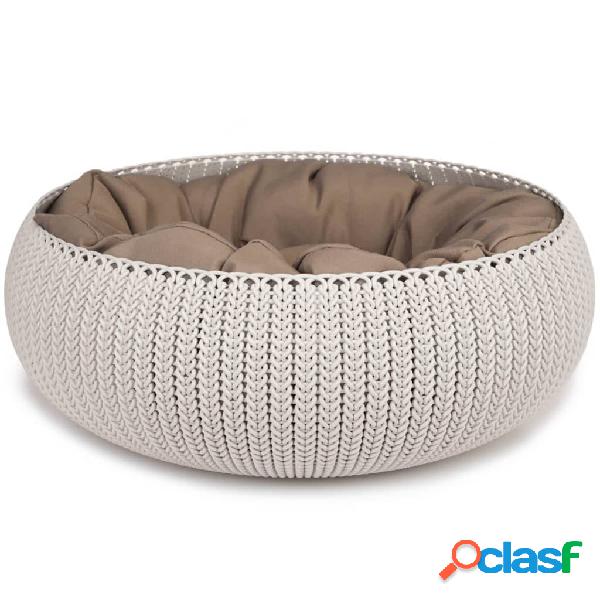 Curver Cama para mascotas Cozy 50x22 cm crema 700508