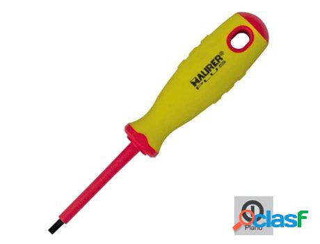 Destornillador aislado 1000 v. boca vaciada 0,6x4,0x100 mm.