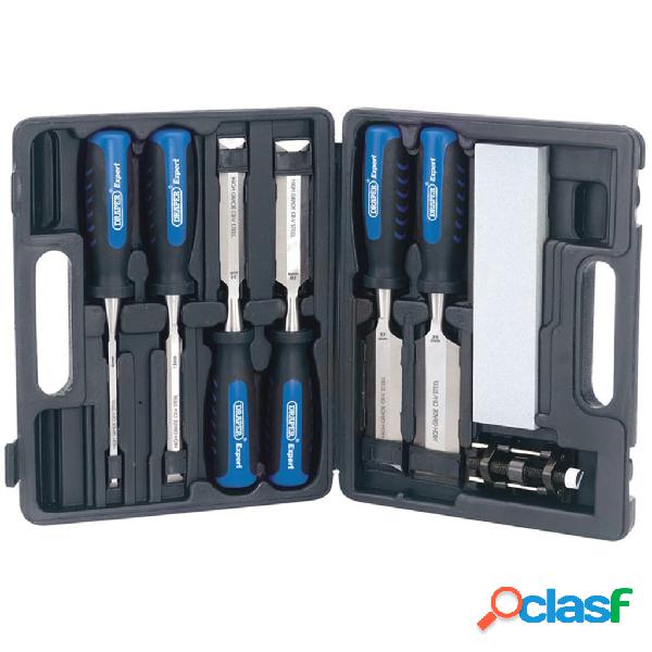 Draper Tools Draper Juego de cinceles para madera 8 piezas
