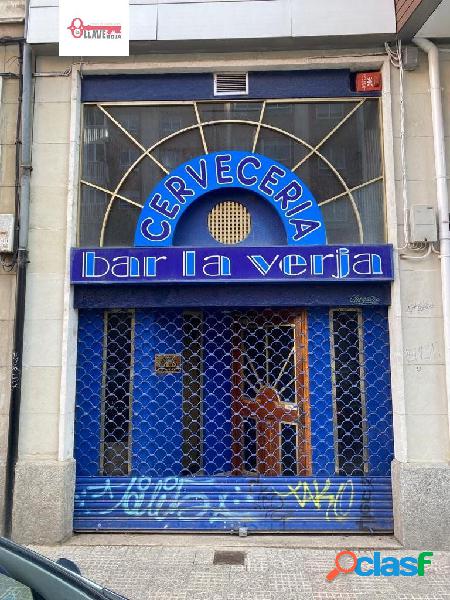 En Burgos. Se vende bar en pleno centro.