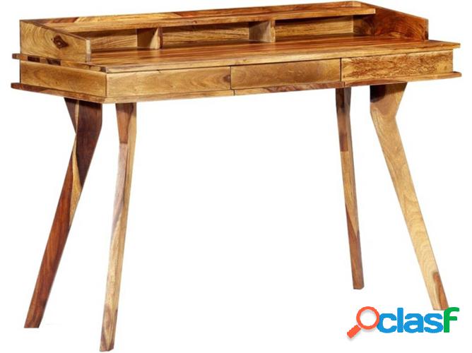 Escritorio VIDAXL (115x50x85cm - Madera de Sheesham Maciza