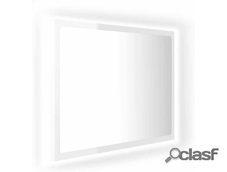 Espejo VIDAXL con LED (Aglomerado - 60x8,5x37 cm - Blanco)