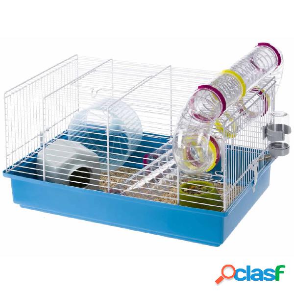 Ferplast Jaula para hámster Paula azul 46x29,5x24,5 cm
