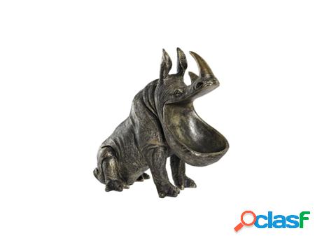 Figura Decorativa Dkd Home Decor Cobre Resina Rinoceronte