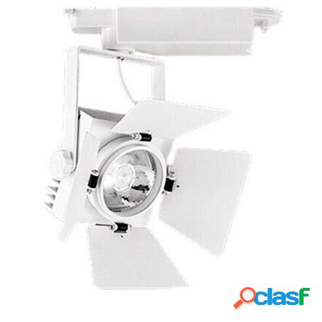 Foco carril monofásico cinema chip cree led blanco 35w