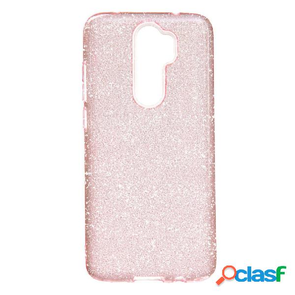 Funda Brillantina Rosa para Xiaomi Redmi Note 8 Pro