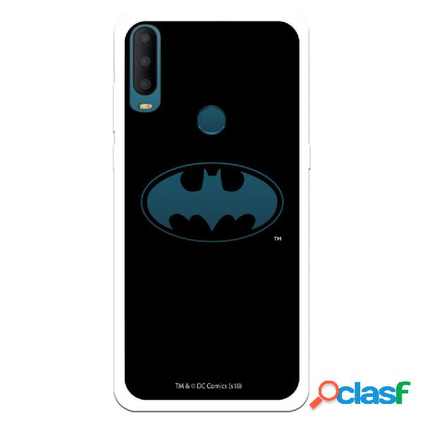 Funda Para Alcatel 1S 2020 Oficial De Dc Comics Batman Logo