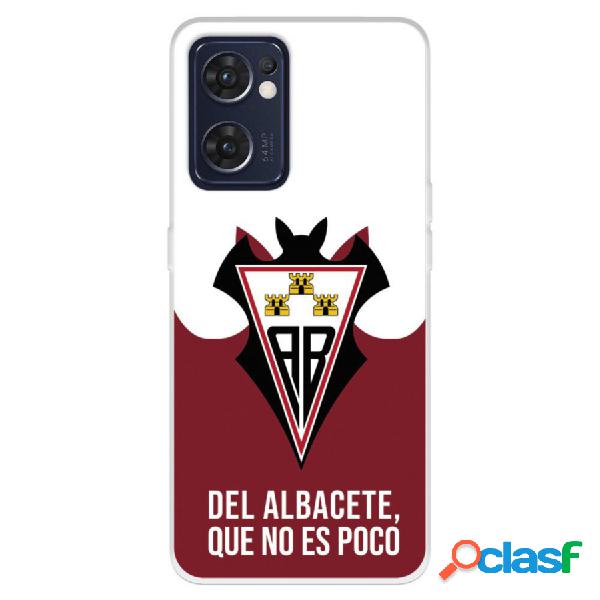 Funda Para Oppo Find X5 Lite Del Albacete - Licencia Oficial