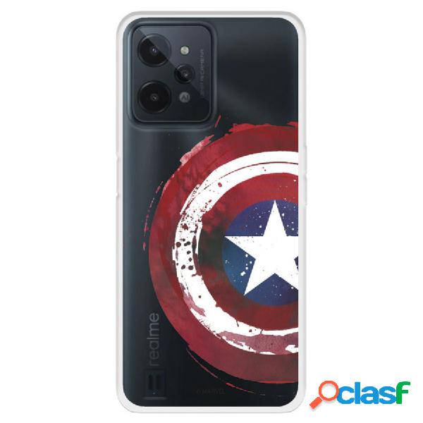 Funda Para Realme C31 Oficial De Marvel Capitán América