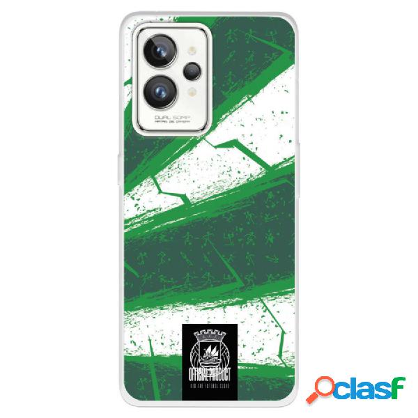 Funda Para Realme Gt 2 Pro Del Líneas Verdes Y Blancas -