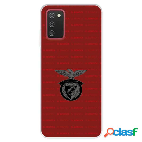 Funda Para Samsung Galaxy A03S Del Escudo Fondo Granate -