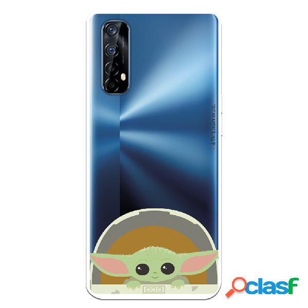 Funda para Realme 7 Oficial de Star Wars Baby Yoda Sonrisas