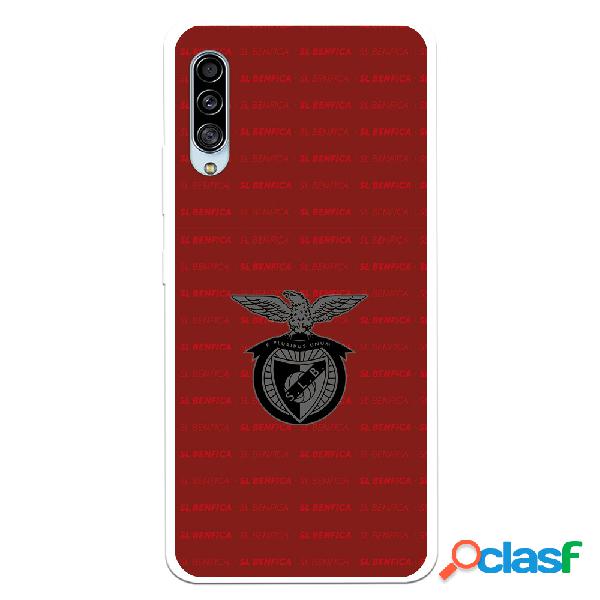 Funda para Samsung Galaxy A90 5G del Escudo Fondo Granate -
