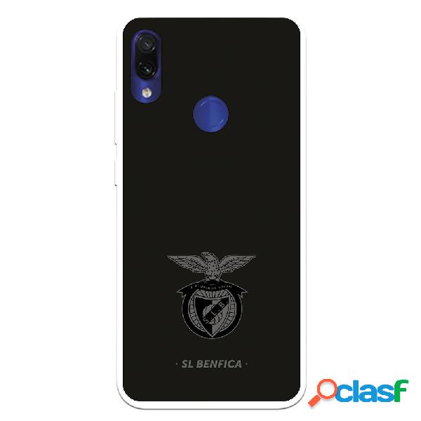 Funda para Xiaomi Redmi Note 7 del Escudo Fondo Negro -