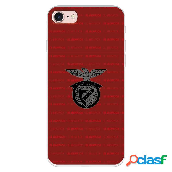 Funda para iPhone 7 del Escudo Fondo Granate - Licencia