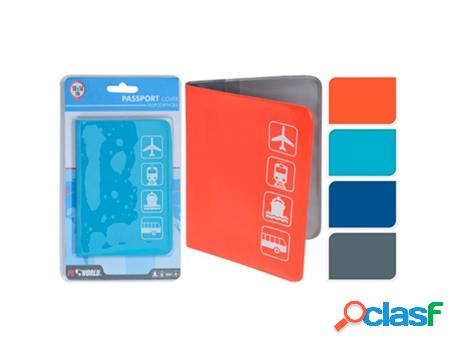 Funda pasaporte 10x14 cm blister