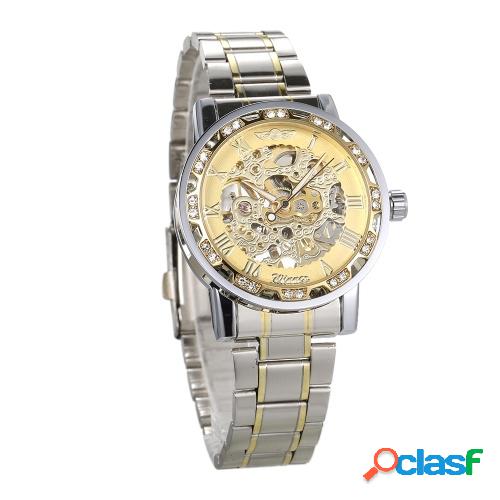 GANADOR Hombres Reloj Automático Pantalla de Diamante