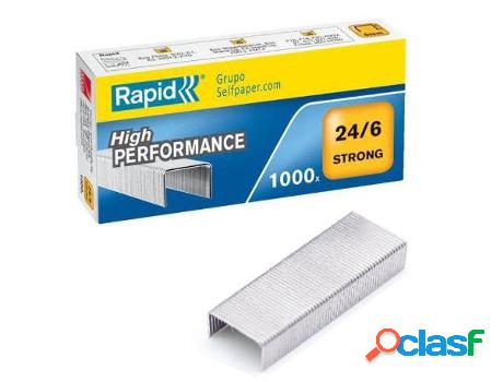 Grapas 24/6 galvanizada (10 cajitas) caja 10