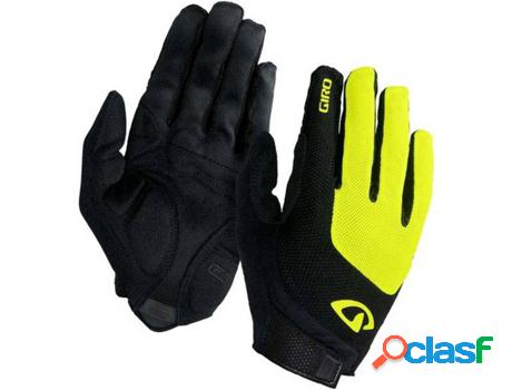 Guantes GIRO Bravo Amarillo Fluor Negro