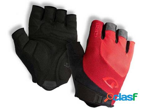 Guantes GIRO Bravo Negro Rojo