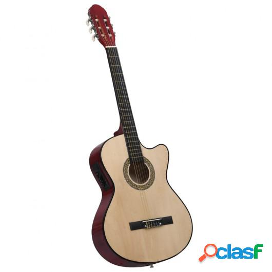 Guitarra acústica occidental cutaway con ecualizador 6