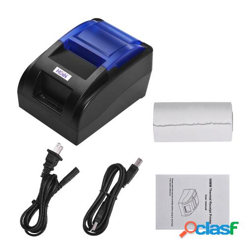 HOIN Impresora térmica portátil de recibos de 58 mm con