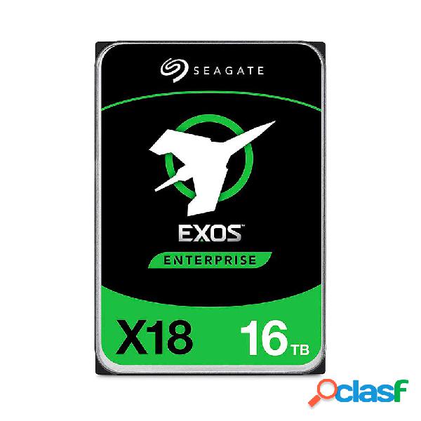 Hdd 16tb seagate exos x18 3.5 sas 7200rpm