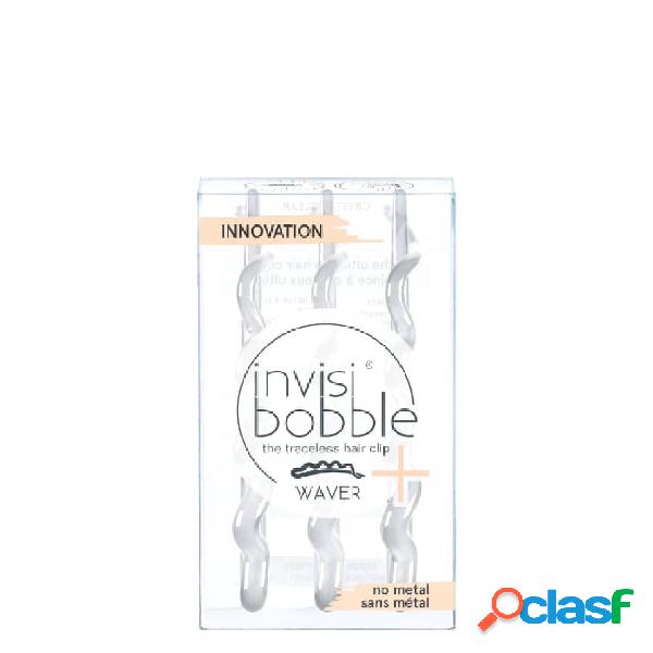 Invisibobble Waver+ The Traceless Hair Clip x3-Waver Crystal