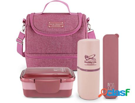 Juego de Bolsa Térmica y Fiambrera JACKI DESIGN SET002-RS