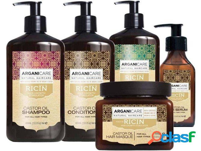 Kit Cabello ARGANICARE Castor Oil Ritual