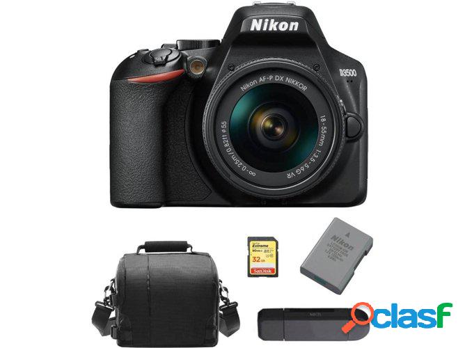 Kit Cámara Réflex NIKON D3500 AF-P 18-55mm F3.5-5.6G VR +